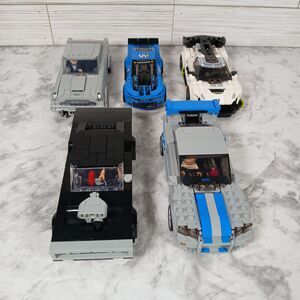 Lego Speed Champions Lot Fast & Furious 007 Koenigsegg Camaro Cars and Minifigs